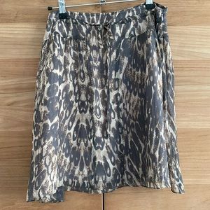 Leopard Club Monaco Skirt • Size 8